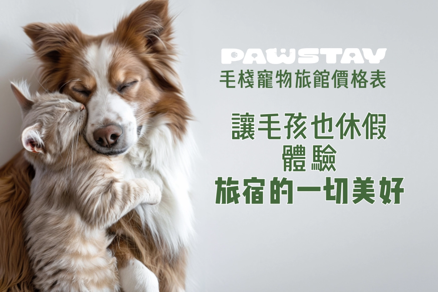 毛棧的寵物旅館價目表